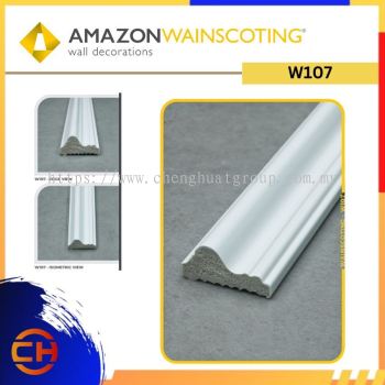 AMAZON WAINSCOTING W107 PANEL DINDING HIASAN DINDING (19mm (W) X 40mm (H) X 2400mm (L) )