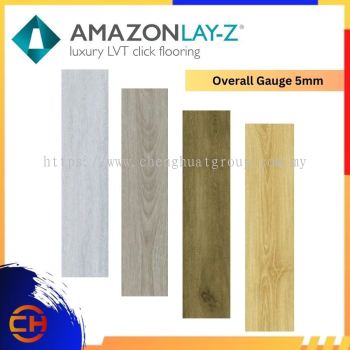 AMAZON LAY - Z LC6101 SNOW DRIFT / LC6102 ARTIC WOOD / LC6103 OASIS MAZE / LC6104 MELLOW BUZZ  LUXURY LVT CLICK FLOORING | DECORATION WOOD