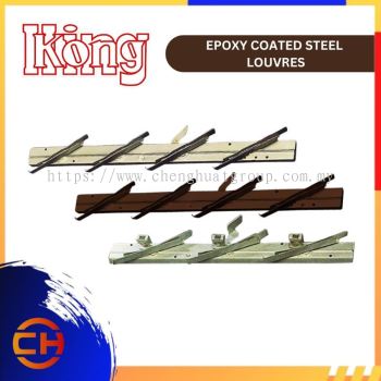 KING KONG EPOXY COATED STEEL LOUVRES PROFESSIONAL CHEAP SECURITY ADJUSTABLE LOUVER WINDOW FRAME ( 455MM TO 1981MM )