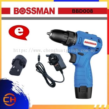 BOSSMAN POWER TOOLS Brushless Motor BBD008 12V Cordless Drill Driver (Brushless)