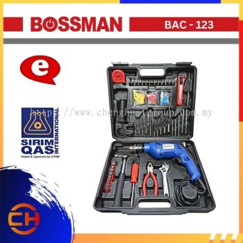 BOSSMAN 电动工具 BAC - 123 13mm 冲击钻，带工具套件检查