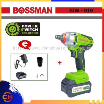 BOSSMAN POWER TOOLS BIW - 919 BRUSHLESS MOTOR  20V Cordless Impact Driver