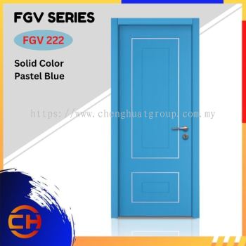 FGV Series are doors that conveys a fresh and simple look for designing modern interiors  FGV 222 Solid Color Pastel Blue