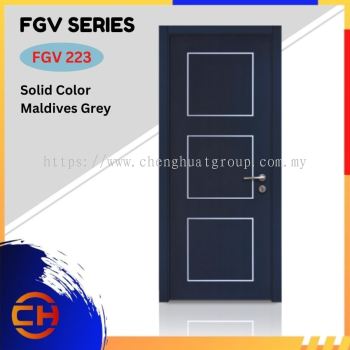 FGV Series are doors that conveys a fresh and simple look for designing modern interiors  FGV 223 Solid Color Maldives Grey