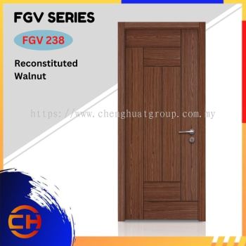 FGV Series are doors that conveys a fresh and simple look for designing modern interiors  FGV 238 Reconstituted Walnut