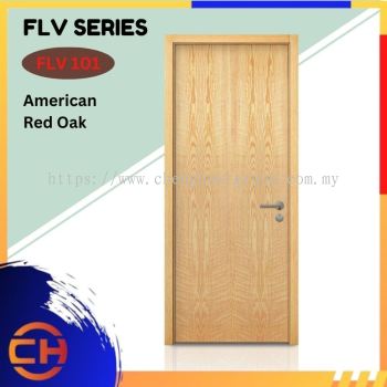 FLV Series are doors that conveys a fresh and simple look for designing modern interiors American Red Oak FLV 101