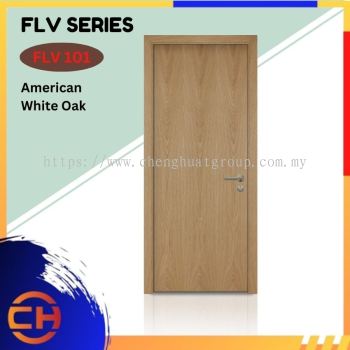 FLV Series are doors that conveys a fresh and simple look for designing modern interiors American White Oak FLV 101