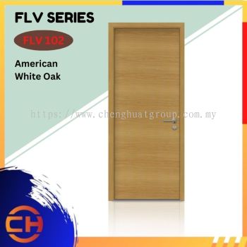 FLV Series are doors that conveys a fresh and simple look for designing modern interiors American White Oak FLV 102