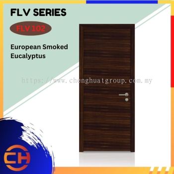 FLV Series are doors that conveys a fresh and simple look for designing modern interiors European Smoked Eucalyptus FLV 102