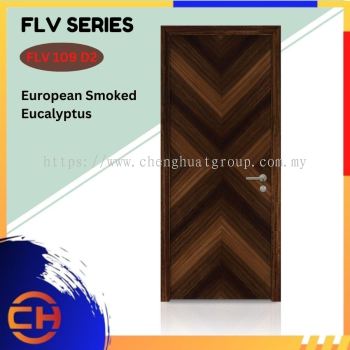 FLV Series are doors that conveys a fresh and simple look for designing modern interiors European Smoked Eucalyptus FLV 109 D2