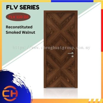 FLV Series are doors that conveys a fresh and simple look for designing modern interiors Reconstituted Smoked Walnut FLV 110 D2