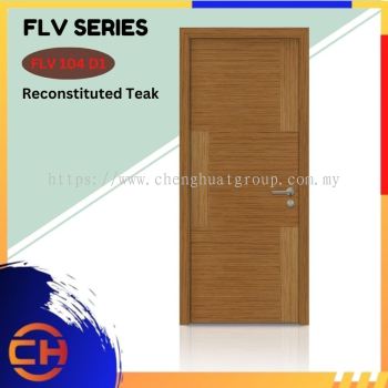 FLV Series are doors that conveys a fresh and simple look for designing modern interiors Reconstituted Teak FLV 104 D1