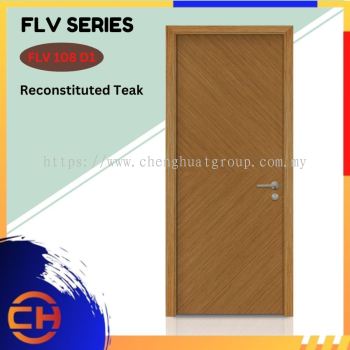 FLV Series are doors that conveys a fresh and simple look for designing modern interiors Reconstituted Teak FLV 108 D1