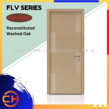 FLV Series are doors that conveys a fresh and simple look for designing modern interiors Reconstituted Washed Oak FLV 104 D2