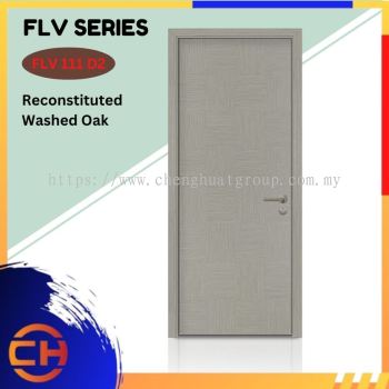 FLV Series are doors that conveys a fresh and simple look for designing modern interiors Reconstituted Washed Oak FLV 111 D2