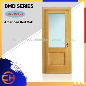 BMD Series are doors that conveys a fresh and simple look for designing modern interiors BMD 901 G1 American Red Oak