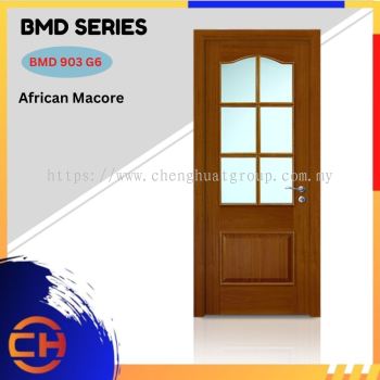 BMD Series are doors that conveys a fresh and simple look for designing modern interiors BMD 903 G6 African Macore