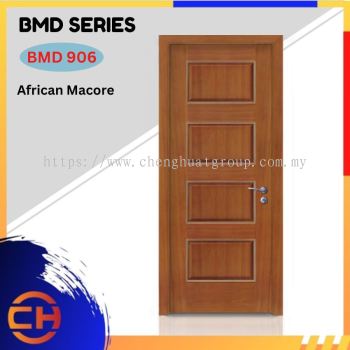 BMD Series are doors that conveys a fresh and simple look for designing modern interiors BMD 906 African Macore