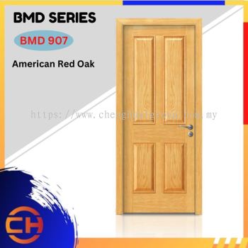 BMD Series are doors that conveys a fresh and simple look for designing modern interiors BMD 907 American Red Oak