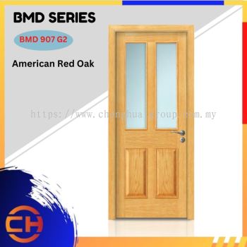 BMD Series are doors that conveys a fresh and simple look for designing modern interiors BMD 907 G2 American Red Oak