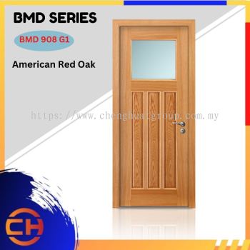 BMD Series are doors that conveys a fresh and simple look for designing modern interiors BMD 908 G1 American Red Oak