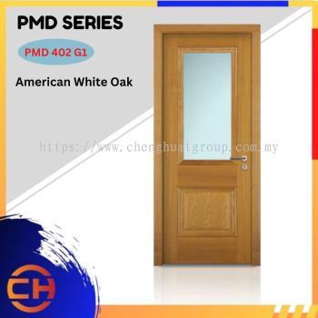 PMD Series are doors that conveys a fresh and simple look for designing modern interiors PMD 402 G1 American White Oak