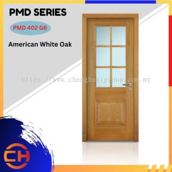 PMD Series are doors that conveys a fresh and simple look for designing modern interiors PMD 402 G6 American White Oak