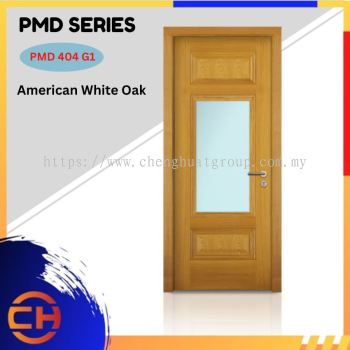 PMD Series are doors that conveys a fresh and simple look for designing modern interiors PMD 404 G1 American White Oak