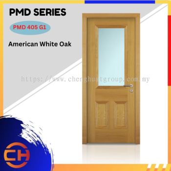 PMD Series are doors that conveys a fresh and simple look for designing modern interiors PMD 405 G1 American White Oak