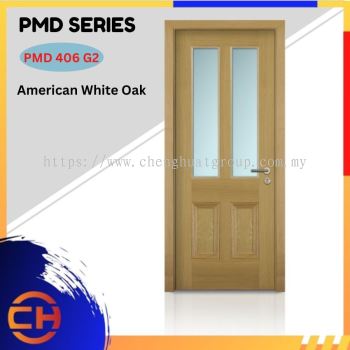 PMD Series are doors that conveys a fresh and simple look for designing modern interiors PMD 406 G2 American White Oak