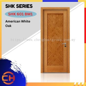 Siri SHK ialah pintu yang menyampaikan rupa segar dan ringkas untuk mereka bentuk dalaman moden SHK 601 BM1 Oak Putih Amerika