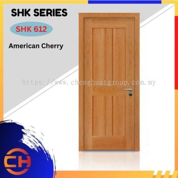 SHK Series are doors that conveys a fresh and simple look for designing modern interiors SHK 612 American Cherry