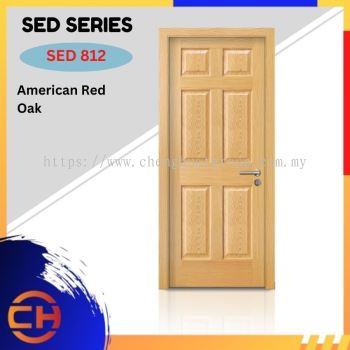 SED Series are doors that conveys a fresh and simple look for designing modern interiors SED 812 American Red Oak