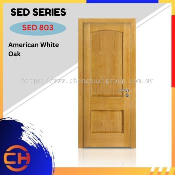 SED Series are doors that conveys a fresh and simple look for designing modern interiors SED 803 American White Oak