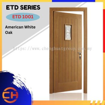 ETD Series are doors that conveys a fresh and simple look for designing modern interiors ETD 1001 American White Oak