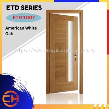 ETD Series are doors that conveys a fresh and simple look for designing modern interiors ETD 1007 American White Oak