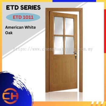 ETD Series are doors that conveys a fresh and simple look for designing modern interiors ETD 1011 American White Oak