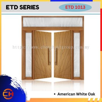 ETD Series are doors that conveys a fresh and simple look for designing modern interiors ETD 1013 American White Oak