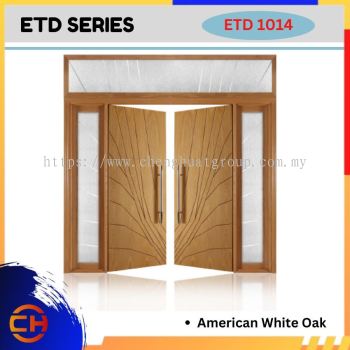 ETD Series are doors that conveys a fresh and simple look for designing modern interiors ETD 1014 American White Oak