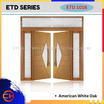 ETD Series are doors that conveys a fresh and simple look for designing modern interiors ETD 1016 American White Oak