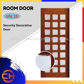 SECURITY DECORATIVE DOORS USL 1S MODERN DOOR | ROOM DOOR