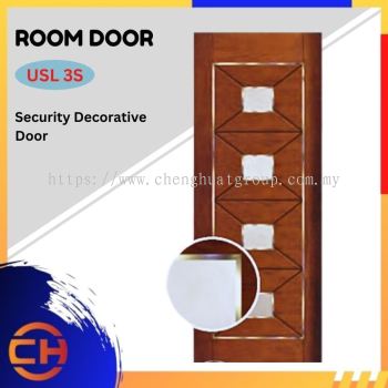 SECURITY DECORATIVE DOORS USL 3S MODERN DOOR | ROOM DOOR