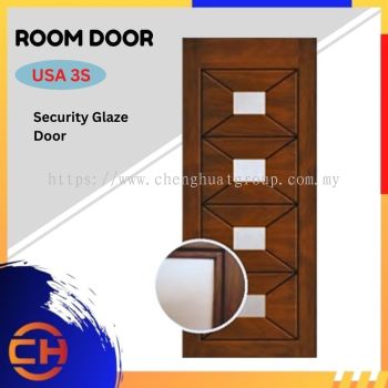 PINTU HIASAN KESELAMATAN PINTU MODEN 3S USA | PINTU BILIK