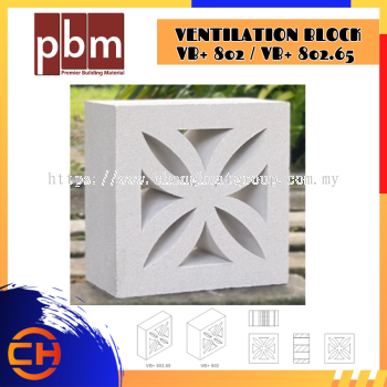 VENTILATION BLOCK【VB+ 802】- 190mm x 190mm x 100mm 5.5kg