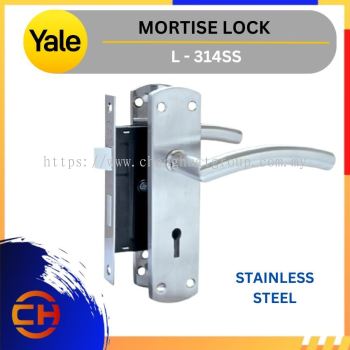 YALE L - 314SS STAINLESS STEEL TWO - LEVER STAIN ST. STEEL MORTISE LOCK