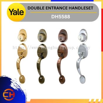 YALE ENTRANCE HANDLESET DH5588 DOUBLE ENTRANCE HANDLESET