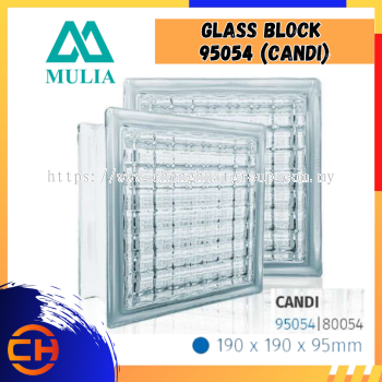 Glass Block 95054 (Candi) - 190mm x 190mm x 95mm (6pcs/ctn)