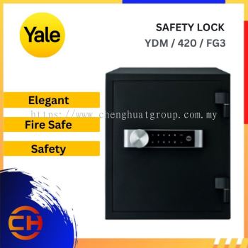 Yale YDM/420/FG3 Electronic DataFire Safe Box Professional (Besar) Peti Keselamatan