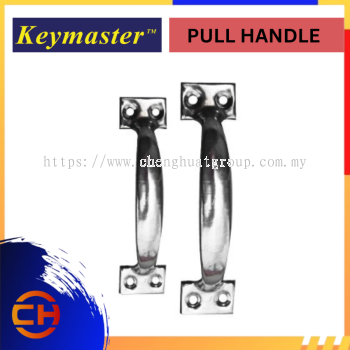 KEYMASTER CDP6  CHROME DOOR PULL HANDLE 6"