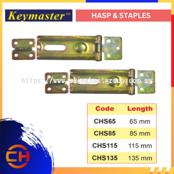 KEYMASTER CHS65 / CHS85 / CHS115 / CHS135 COLOUR HASP AND STAPLES